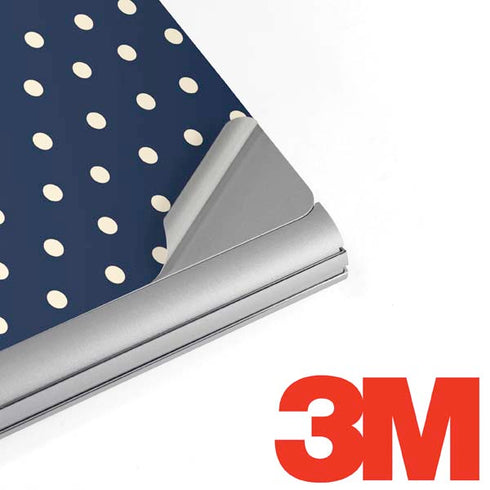 Blue and Cream Polka Dots Surface Book 2 15in Skin