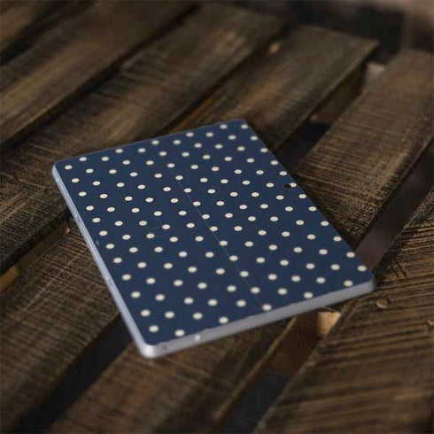 Blue and Cream Polka Dots Surface Go Skin