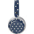 Blue and Cream Polka Dots Surface Headphones Skin