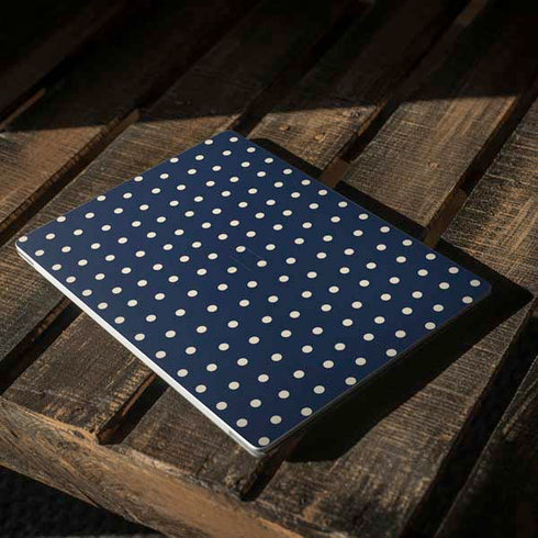Blue and Cream Polka Dots Surface Laptop 2 Skin