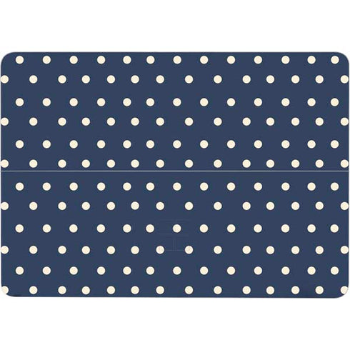 Blue and Cream Polka Dots Surface Laptop Studio Skin