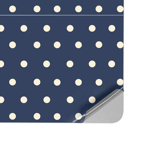 Blue and Cream Polka Dots Surface Laptop Studio Skin