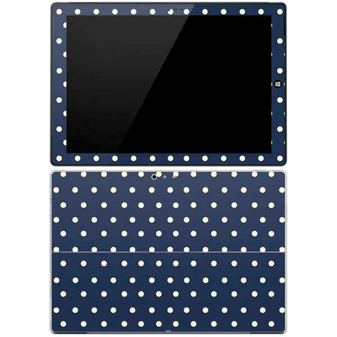 Blue and Cream Polka Dots Surface Pro 3 Skin