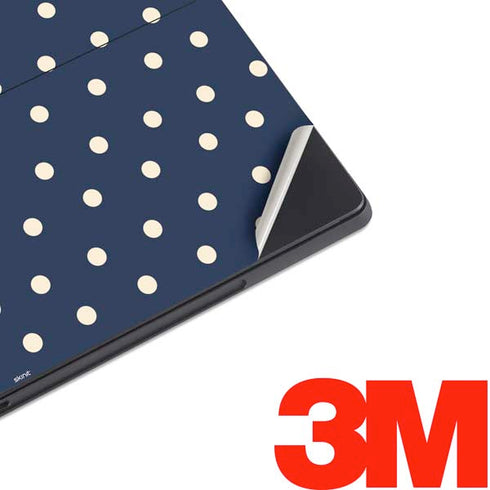 Blue and Cream Polka Dots Surface Pro 6 Skin