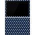 Blue and Cream Polka Dots Surface Pro 7 Skin