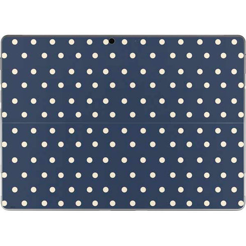 Blue and Cream Polka Dots Surface Pro 9 Skin