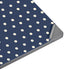 Blue and Cream Polka Dots Universal Laptop 12in (9.8 x 6.8in) Skin