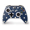 Blue and Cream Polka Dots Xbox One S Controller Skin