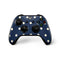 Blue and Cream Polka Dots Xbox One X Controller Skin