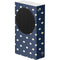 Blue and Cream Polka Dots Xbox Series S Console Skin