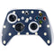 Blue and Cream Polka Dots Xbox Series S Controller Skin