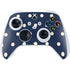 Blue and Cream Polka Dots Xbox Series S Controller Skin