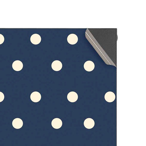 Blue and Cream Polka Dots Xbox Series X Console Skin
