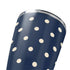 Blue and Cream Polka Dots Yeti 20oz Tumbler Skin