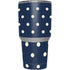 Blue and Cream Polka Dots Yeti 30oz Rambler Tumbler Skin