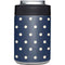 Blue and Cream Polka Dots Yeti Colster Can Insulator Skin