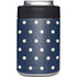 Blue and Cream Polka Dots Yeti Colster Can Insulator Skin