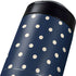 Blue and Cream Polka Dots Yeti Colster Can Insulator Skin