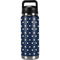 Blue and Cream Polka Dots YETI Rambler 26oz Bottle Skin