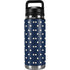 Blue and Cream Polka Dots YETI Rambler 26oz Bottle Skin