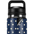 Blue and Cream Polka Dots YETI Rambler 26oz Bottle Skin