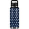 Blue and Cream Polka Dots YETI Rambler 36oz Bottle Skin