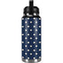 Blue and Cream Polka Dots YETI Rambler 36oz Bottle Skin