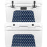 Blue and Cream Polka Dots YETI Tundra 45 Hard Cooler Skin