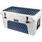 Blue and Cream Polka Dots YETI Tundra 65 Hard Cooler Skin