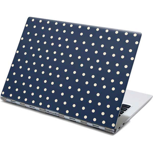 Blue and Cream Polka Dots Yoga 910 2-in-1 14in Touch-Screen Skin