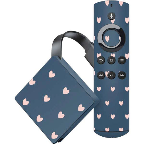 Blue and Pink Hearts Amazon Fire TV Skin