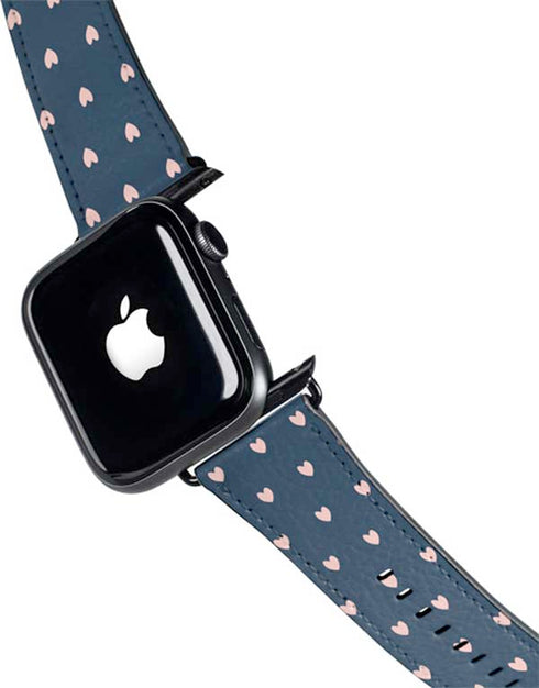 Blue and Pink Hearts Apple Watch Band 38-40mm