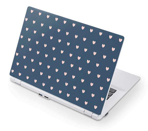 Blue and Pink Hearts Acer Chromebook Skin