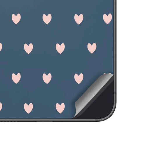 Blue and Pink Hearts Galaxy A14 5G Skin