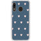 Blue and Pink Hearts Galaxy A20 Clear Case