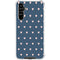 Blue and Pink Hearts Galaxy A54 5G Clear Case