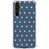 Blue and Pink Hearts Galaxy A54 5G Clear Case