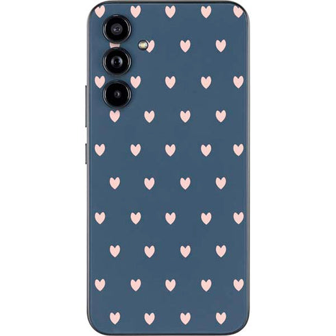 Blue and Pink Hearts Galaxy A54 5G Skin
