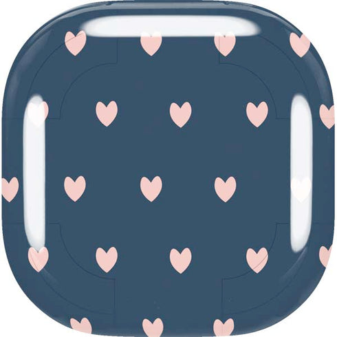 Blue and Pink Hearts Galaxy Buds Live Skin