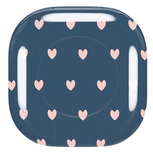 Blue and Pink Hearts Galaxy Buds Pro Skin