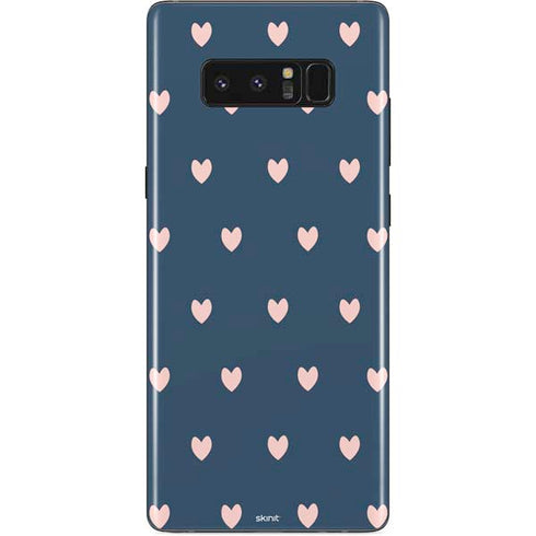 Blue and Pink Hearts Galaxy Note 8 Skin