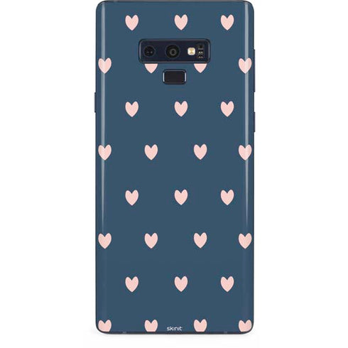 Blue and Pink Hearts Galaxy Note 9 Skin