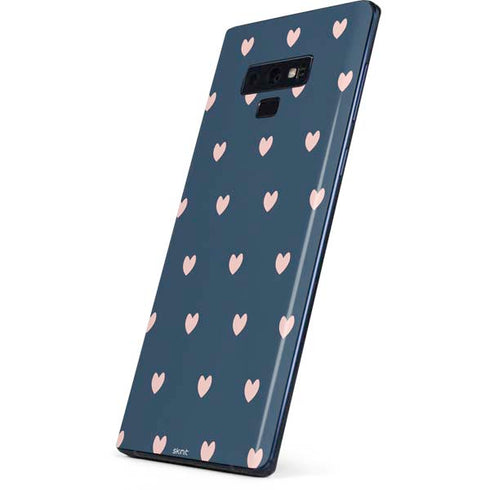 Blue and Pink Hearts Galaxy Note 9 Skin