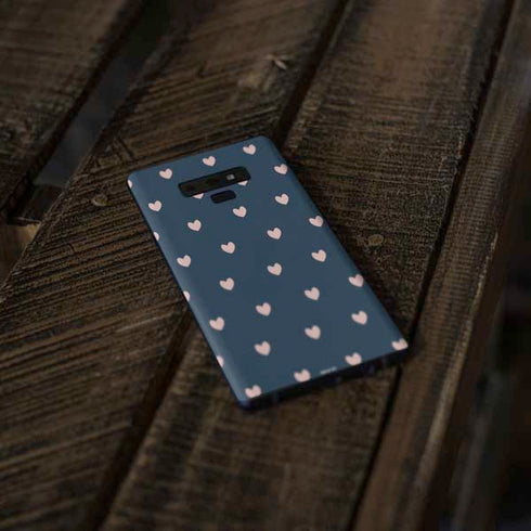 Blue and Pink Hearts Galaxy Note 9 Skin