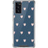 Blue and Pink Hearts Galaxy Note20 5G Clear Case