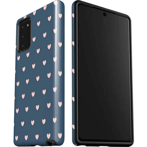 Blue and Pink Hearts Galaxy Note20 5G Pro Case