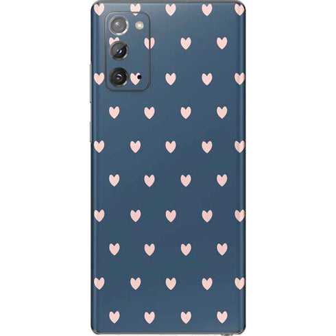 Blue and Pink Hearts Galaxy Note20 5G Skin
