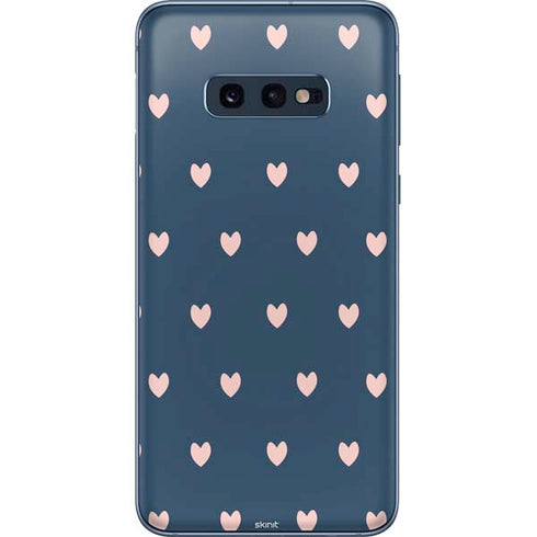 Blue and Pink Hearts Galaxy S10e Skin