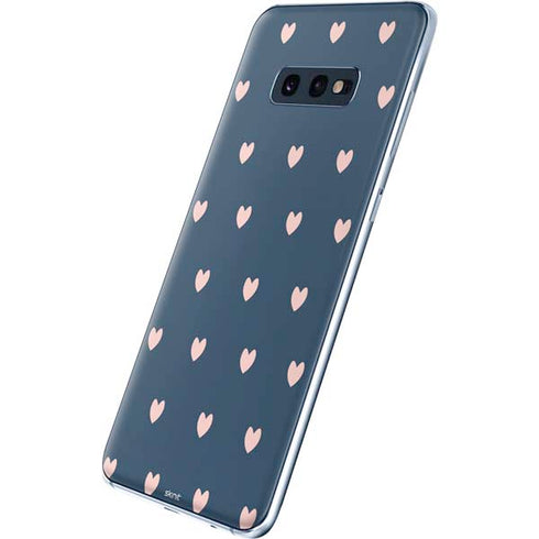 Blue and Pink Hearts Galaxy S10e Skin