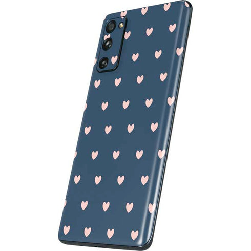 Blue and Pink Hearts Galaxy S20 Fan Edition Skin